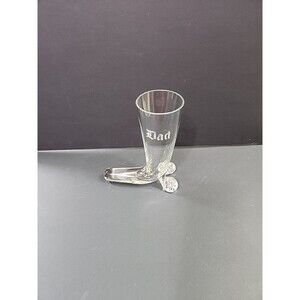 Unique Dad Vintage Ringnes Beer Glass Beer Horn with Club Feet Norway